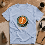 Latte Largo Coffee Tee — Barista Latte Art T-Shirt
