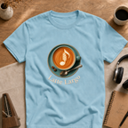 Latte Largo Coffee Tee — Barista Latte Art T-Shirt