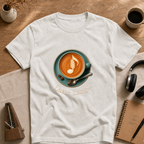 Latte Largo Coffee Tee — Barista Latte Art T-Shirt