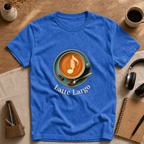 Latte Largo Coffee Tee — Barista Latte Art T-Shirt